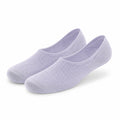 Chaussettes invisibles 35-38 en maille lilas respirantes style ballerine