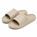 Claquettes 40/41 en mousse synthétique beige à enfiler semelle texturée